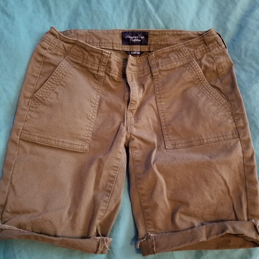 LAST CHANCE!!! AEO Cargo Shorts Stretch Size 0